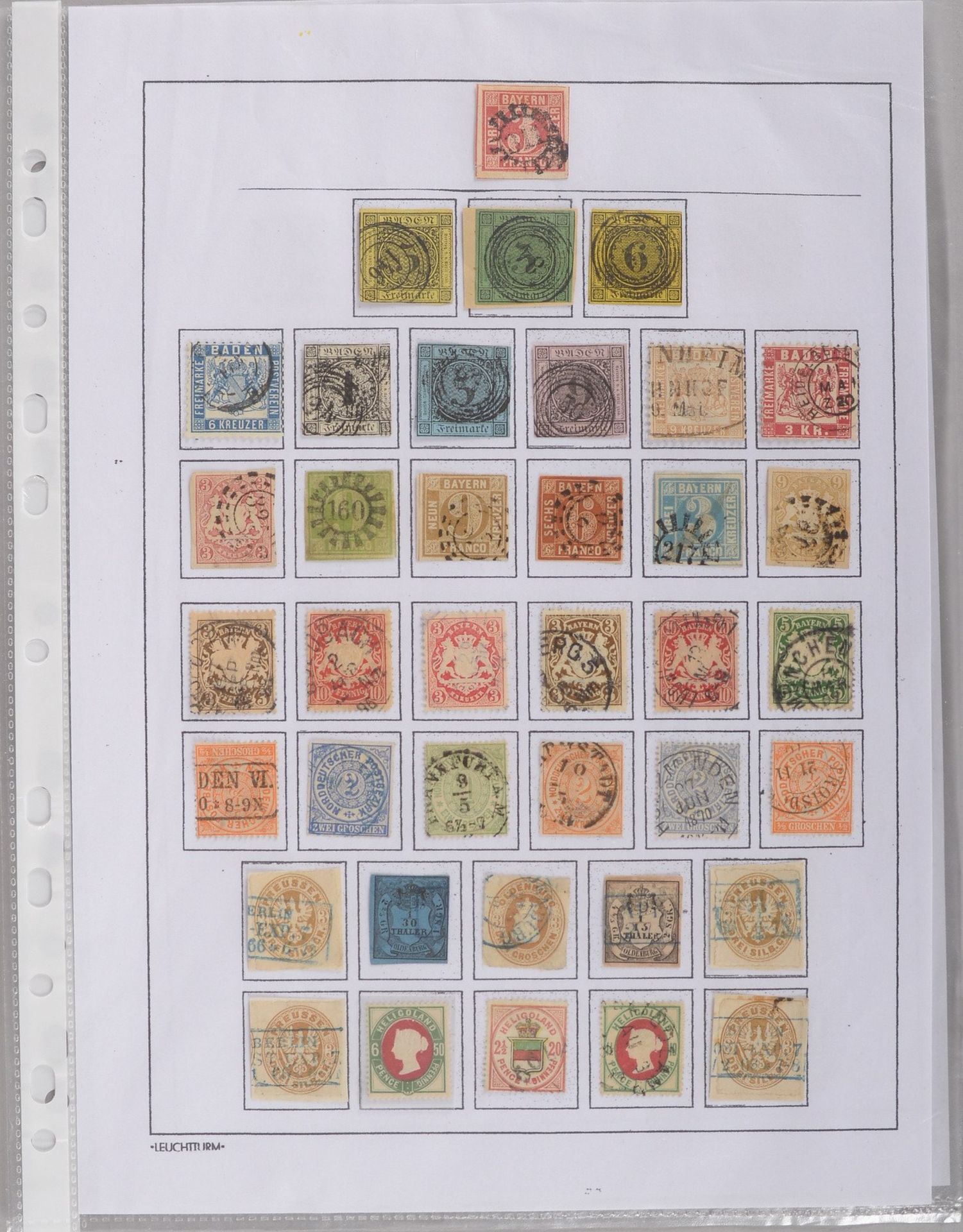 Briefmarkensammlung, &#039;Altdt. Staaten&#039;, ab ca. 1850 - eine qualitativ sch&ouml;ne Slg.! - Image 2 of 6
