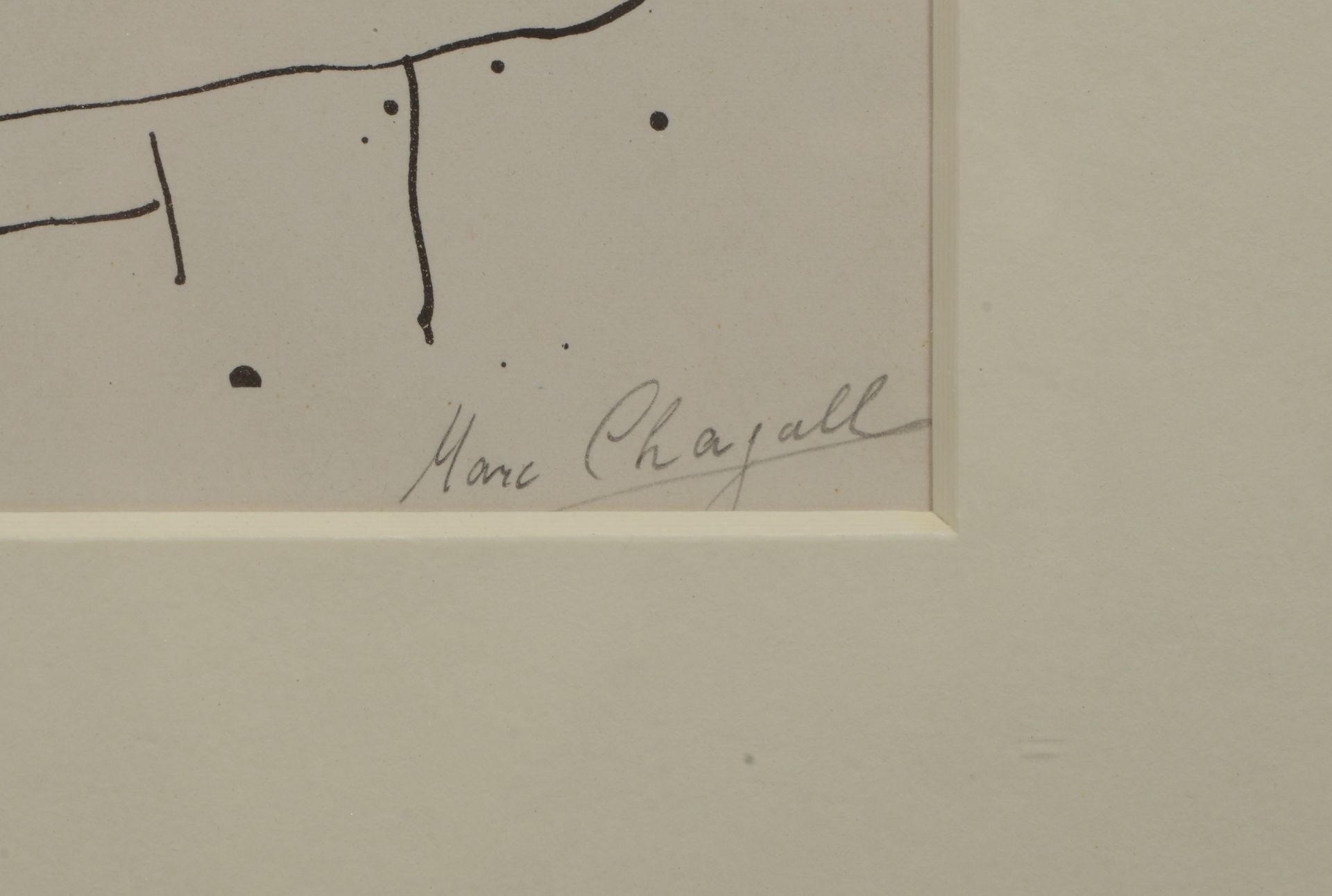 Chagall, Marc, &#039;Tischblumenstrau&szlig; in Vase&#039;, Offsetdruck, unter PP hinter Glas - Image 2 of 2