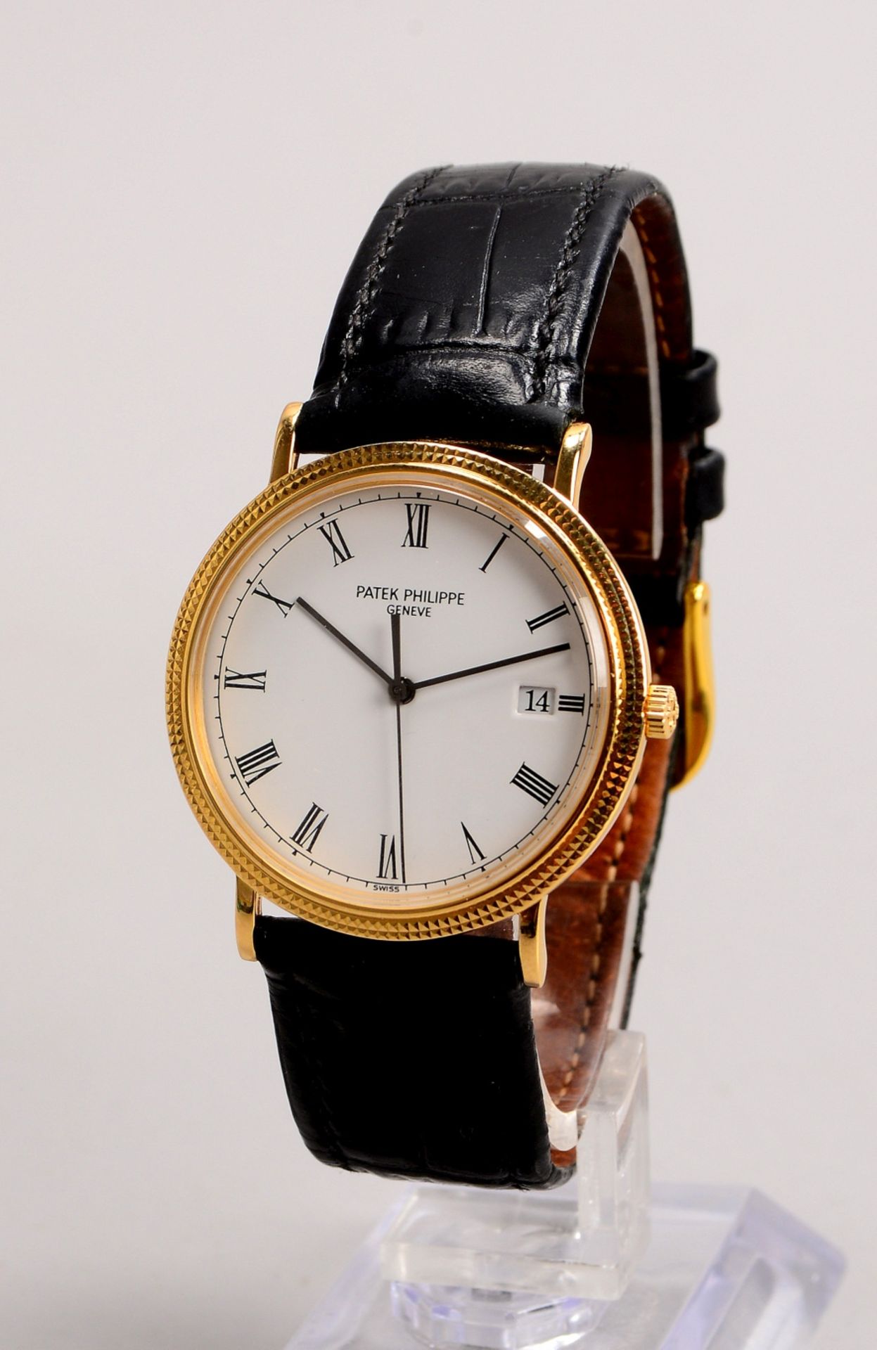 Unisex-Armbanduhr, Philippe Patek &#039;Calatrava&#039;, 750 Gold, mit Quarzwerk - Image 2 of 3