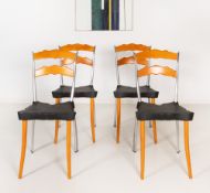 Vier 'Sedlak' Stühle, Entwurf von Borek Sipek (1949-2016)