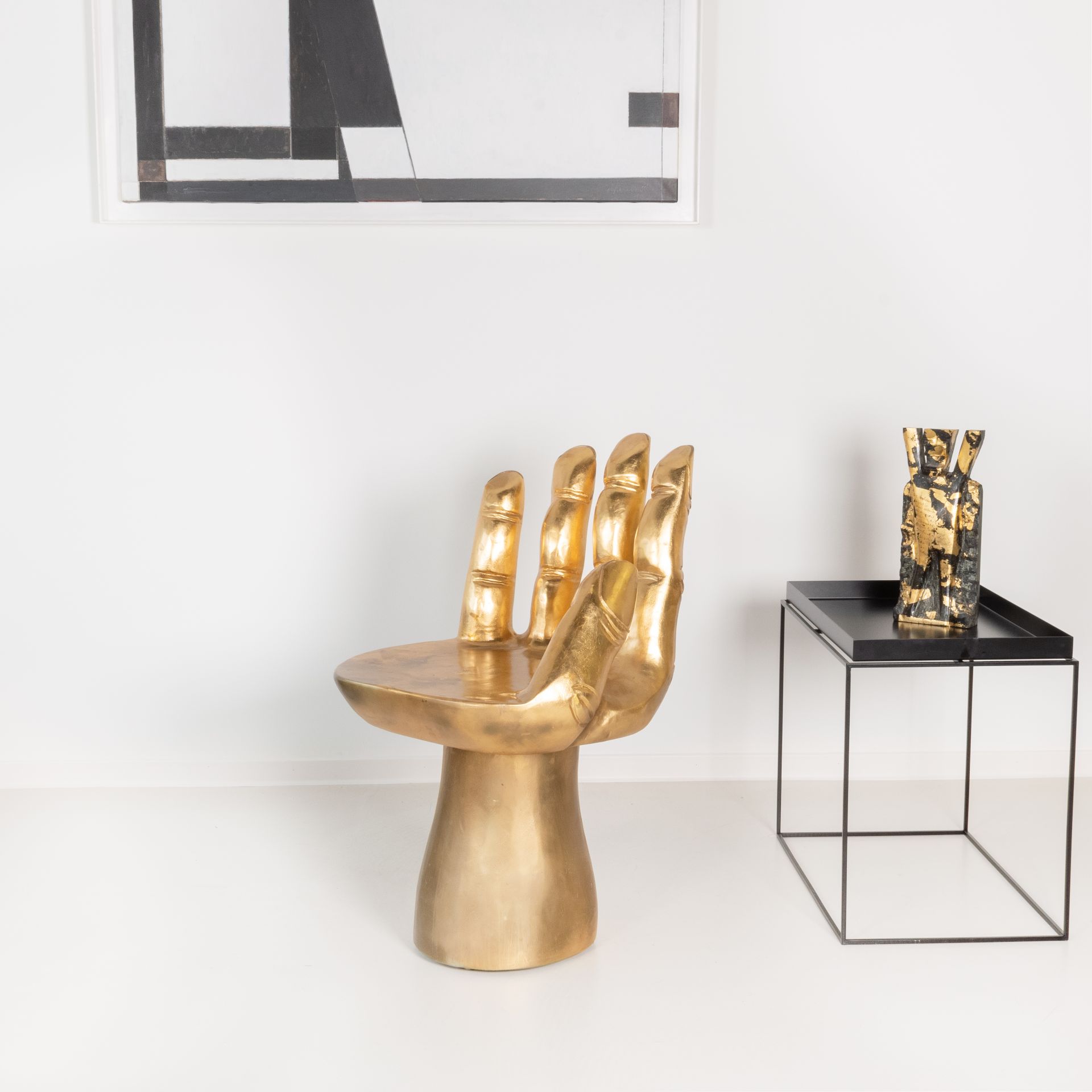 'Goldene Hand' Stuhl von Pols Potten