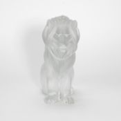 Lalique Sitzender Löwe