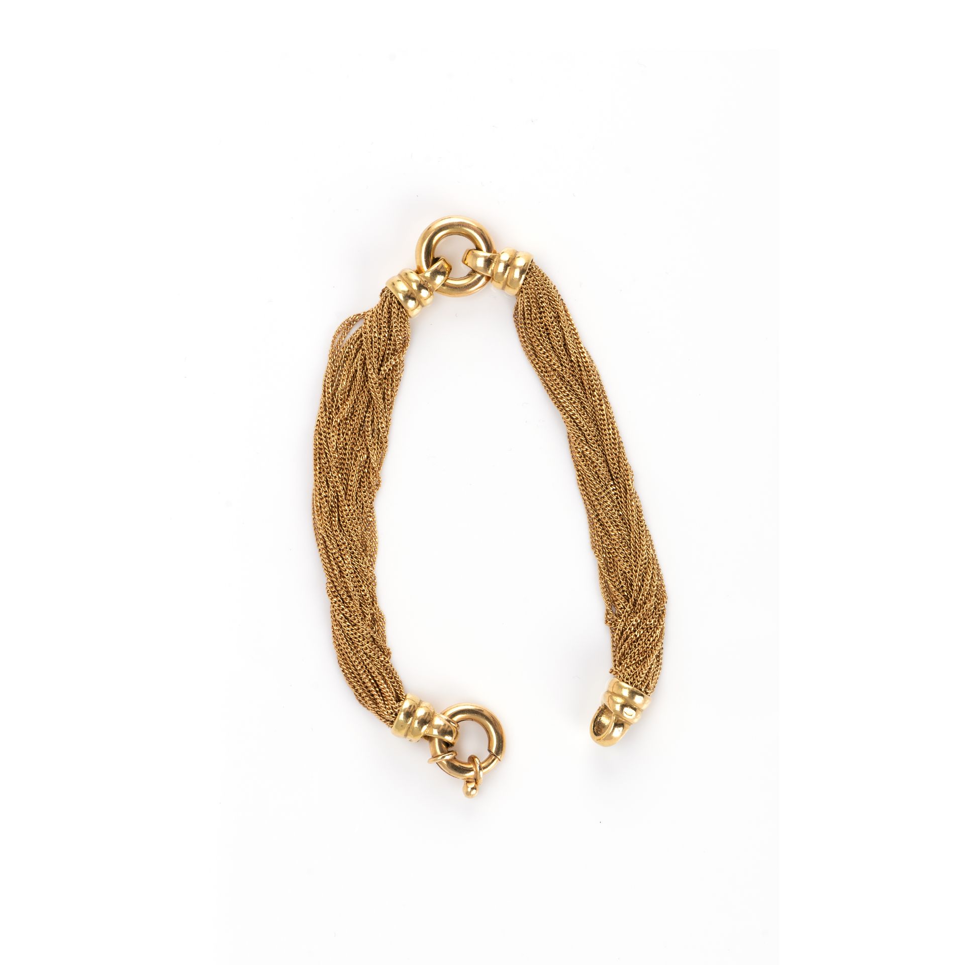 Collier und Armband mit feinen Goldsträngen - Image 6 of 7