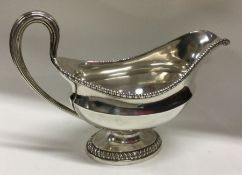A fine quality 18th Century silver sauceboat. Makers mark only struck thrice. London circa 1760.