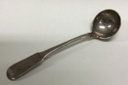 An unusual 19th Century silver spoon. Makers mark only ‘AFC IX’ Approx. 29 grams. Est. £60 - £80.