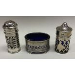 A group of three silver salts. Various dates and m