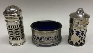 A group of three silver salts. Various dates and m