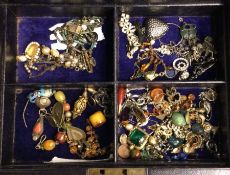 A quantity of earrings and brooches. Est. £30 - £4