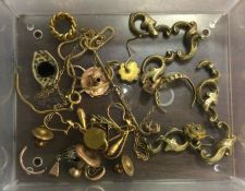 A quantity of gold mounted and other jewellery. Ap