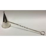 A pair of stylish silver candle snuffers. Approx.