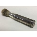 A rare novelty Victorian silver shaving brush in case. London 1853. Approx. 50 grams. Est. £80 - £