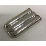 A Victorian silver cigar sleeve. Birmingham 1899. By Albert Sydenham. Approx. 55 grams. Est. £