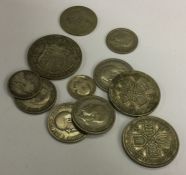 A quantity of pre-1947 silver coinage. Approx. 70