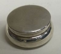 A silver box with lift off lid. Birmingham 1947. Approx. 12 grams. Est. £20 - £30.
