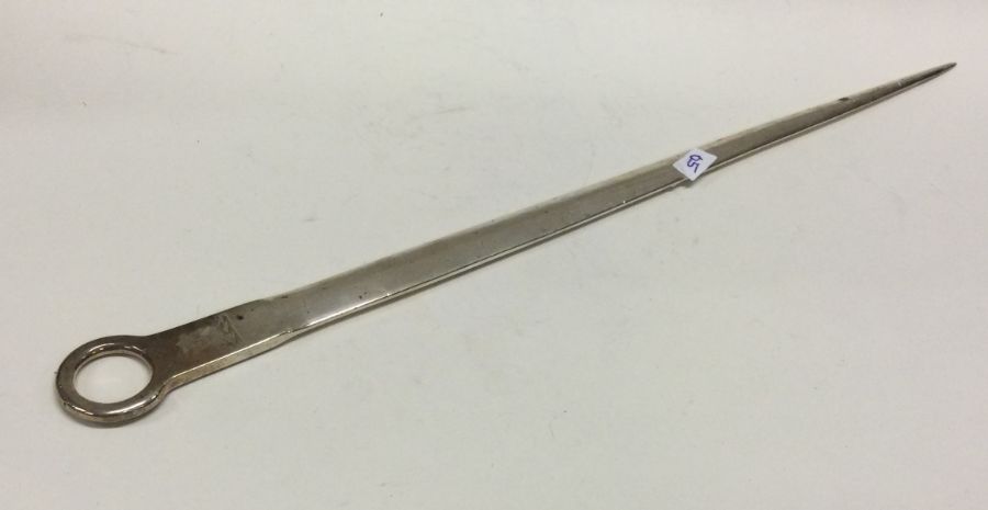 PETER, ANN & WILLIAM BATEMAN: A George III silver skewer. London 1800. Approx. 120 grams. Est. £