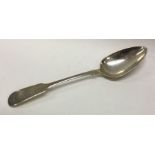 EXETER: A fiddle pattern silver tablespoon. By WW.