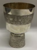 A heavy modernistic silver beaker. London 1971. By RAF. Approx. 201 grams. Est. £250 - £300.