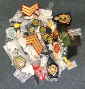 OF MILITARY INTEREST: A quantity of Military badge