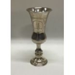 JUDAICA: A silver Kiddush cup. Birmingham 1909. By Jacob Fenigstein. Approx. 32 grams. Est. £30 - £