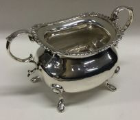 CHESTER: A good heavy silver sugar basin with gadr