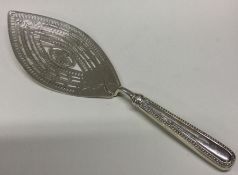 An 18th Century George III silver pierced fish slice. London 1784. By William Abdy. Approx. 144