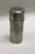 A silver soap tube holder. London 1901. By Deakin and Francis. Approx.25 grams. Est. £100 - £150.