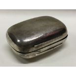 A Victorian silver soap box. London 1869. By Thomas Johnson. Approx. 100 grams. Est. £200 - £300.