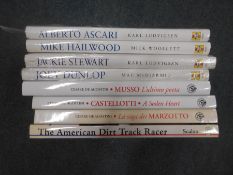 BOOKS: RACING DRIVERS: 8 titles. Est. £20 - £30.