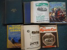 BOOKS: THE AUTOCAR: 2 bnd. vols. 1931 & 32, plus SPEED MAGAZINE: 2 bnd. vols 1935/36 & 1936/37, plus