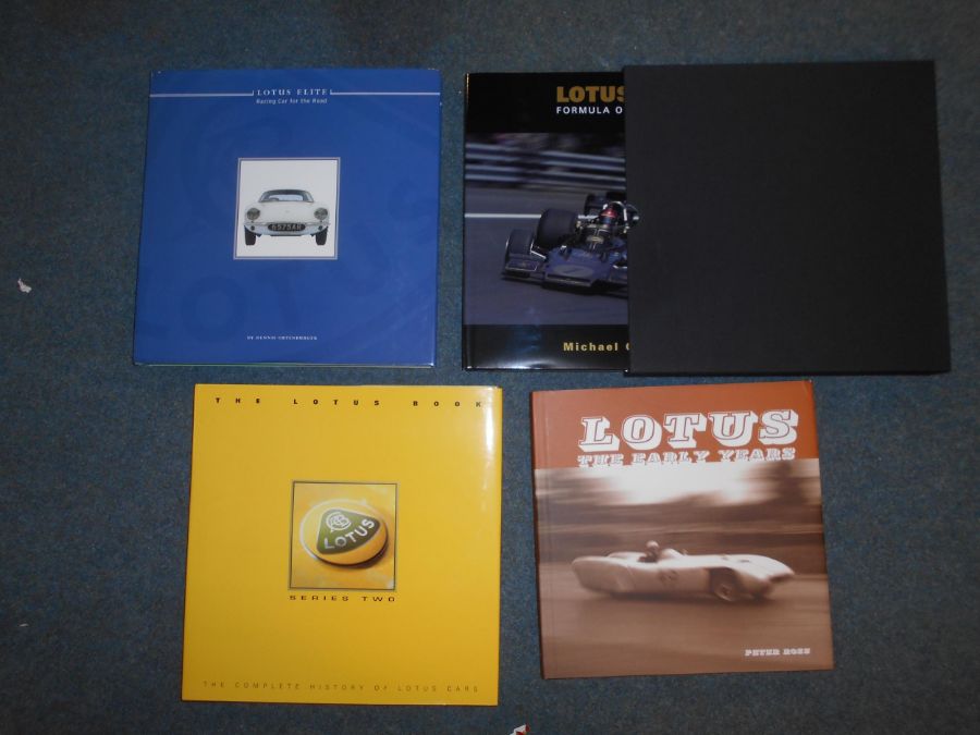 BOOKS: LOTUS: OLIVER,M: Lotus 72 2003, ltd. 250 signed copies, s/case, plus ROSS, P: Lotus The Early