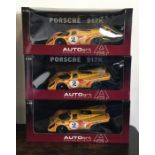 AUTOart Racing Division: Three various boxed model