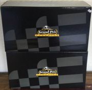 RACING LEGENDS: Two 1:18 scale Renault boxed model