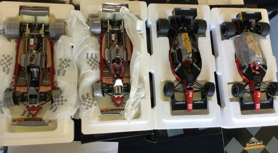RACING LEGENDS: Four 1:18 scale Ferrari boxed mode - Image 3 of 5