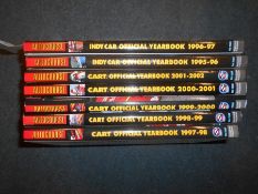 BOOKS: AUTOCOURSE C.A.R.T. YEARBOOK 1997/98-2001/02, plus Autocourse Indy Car 1996/97, plus 1