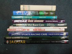 BOOKS: JAGUAR: SKILLETER, P: Jaguar The Sporting Heritage 2000, plus 9 others (10). Est. £40 - £50.