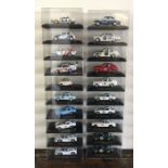 Twenty various boxed model racing cars. Est. £20 -