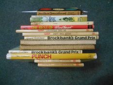 BOOKS: MOTORING CARTOON BOOKS: 14 books, mostly by Brockbank. Est. £15 - £20.