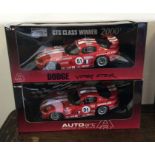 AUTOart Racing Division: Two various boxed model r