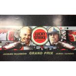 A 'Lucky Strike Racing' Grand Prix advertising pos