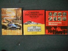 BOOKS: CIMAROSTI, A: Carrera Panamericana 'Mexico' 1987, plus IZRO, J. de. A: Monjuic plus HAFEL, R: