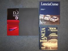 BOOKS: LANCIA: ROSANI, G: De24 Le Lancia Sport 1991, s/case, plus MANGANARO, A: Lancia Corse 1988,