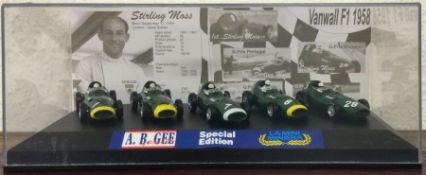 STIRLING MOSS: Boxed racing cars set. Est. £20-£30