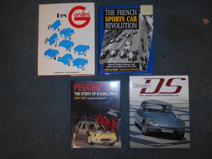 BOOKS: JARRAUD, R: Les Gordini 1983, plus BLIGHT, A: The French Sports Car Revolution 1996, plus 2