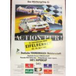 A German motor racing advertising poster entitled