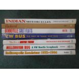 BOOKS: SCALZO, J: Indianapolis Roadsters 1952-1964, 1999, plus 6 others (7). Est. £30 - £40.