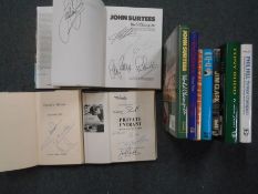 BOOKS: SIGNED BOOKS: 10 titles, all signed. Est. £50 - £80.