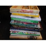 BOOKS: DUMONT, P: The Age of Motoring 1965, plus KELLY, R: T.T. Pioneers 1966, plus 12 others (