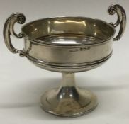 A small silver two handle trophy cup. Birmingham. Approx. 45 grams.