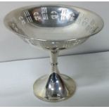 A circular silver sweet dish. Birmingham. Approx. 77 grams. Est. £20 - £30.