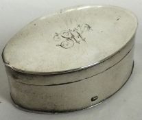 A George III silver nutmeg grater. London 1809. By Thomas Phipps and Edward Robinson. Appro